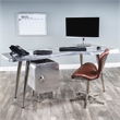 Butler Specialty Industrial Chic Midway Aviator Desk In Silver
