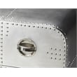 Butler Specialty Industrial Chic Midway Aviator Console Chest in Silver