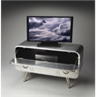 Butler Specialty Industrial Chic Midway Aviator Console Chest in Silver