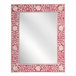Butler Specialty Vivienne Decorative Bone Inlay Wall Mirror In Pink