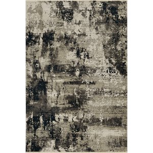 kas karina transitional rug in ivory and charcoal moda 8256