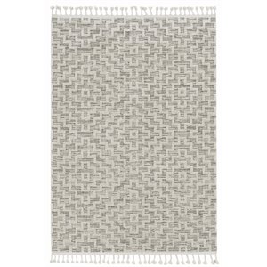 kas willow transitional rug in ivory gray geo 1104