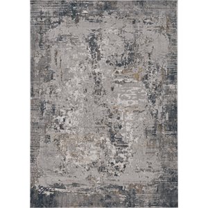 kas lara transitional rug in gray luminary 7250