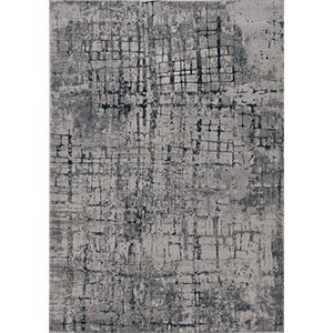 kas lara transitional rug in gray and teal highland 7251