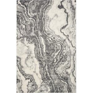 kas watercolors contemporary rug in ivory and gray landscape 6235