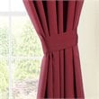 Blazing Needles 108 inch Twill Curtain Panels in Ruby Red (Set of 2)