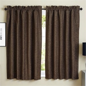 blazing needles 63 inch jacquard chenille curtain panels in vermont (set of 2)