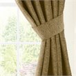 Blazing Needles 63 inch Jacquard Chenille Curtain Panels in Champaign (Set of 2)