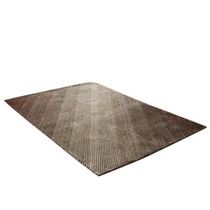 blazing needles 5 foot by 7 foot shag rug in beige and brown