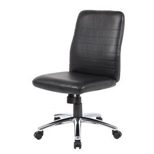 boss office retro task chair in black
