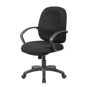 boss office egonomic budget task chair in black