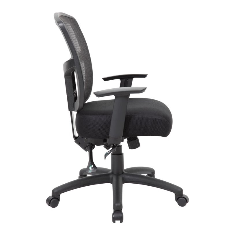 Boss Office Contract Mesh Task Chair in Black
