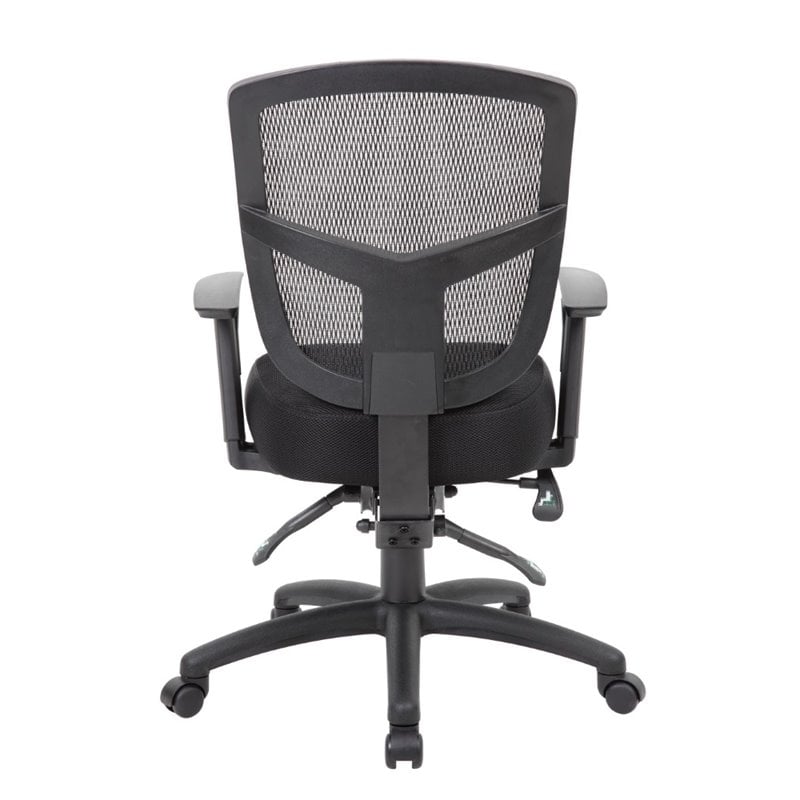 Boss Office Contract Mesh Task Chair in Black