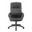 Boss Office Products Caressoftplus Vinyl Executive High Back Chair in Black