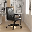 Boss Office Products Mid-Back Caressoft Vinyl Executive Office Chair in Black