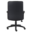 Boss Office Products Mid-Back Caressoft Vinyl Executive Office Chair in Black