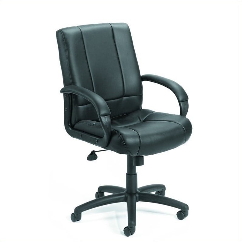 Boss Office Products Mid-Back Caressoft Executive Office Chair