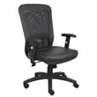 Boss Office Products Web Mesh Back Task Chair with Nylon Base in Black