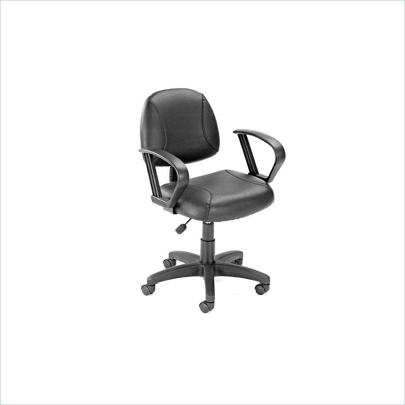 Boss Office Products Deluxe Posture Chair with Loop Arms