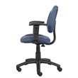 Boss Office Products DX Posture Office Chair with Adjustable Arms in Blue
