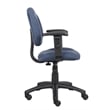 Boss Office Products DX Posture Office Chair with Adjustable Arms in Blue