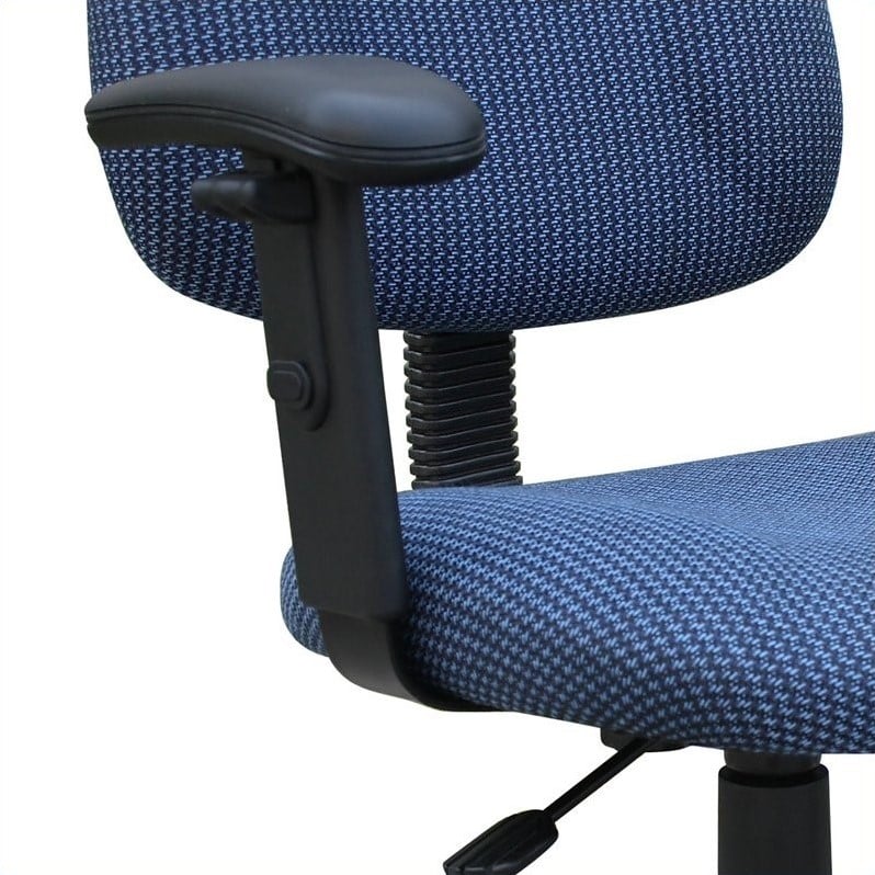 Boss Office Products B316-BK Deluxe Posture Chair with Adjustable Arms, Black
