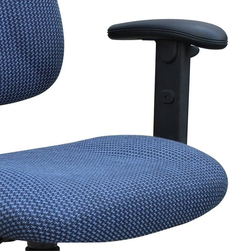 Boss Office Products B316-BK Deluxe Posture Chair with Adjustable Arms, Black
