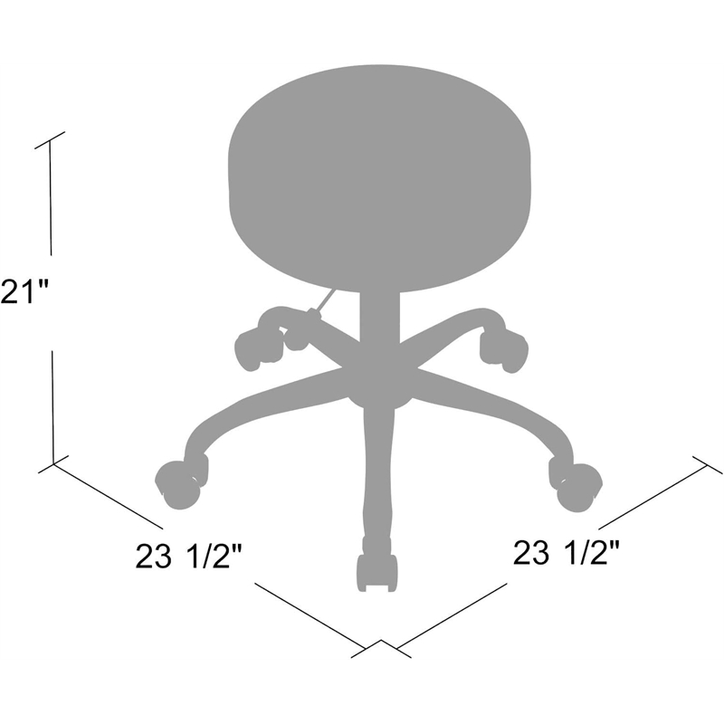 Boss Office Products Vinyl Medical Stool in Beige
