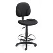 Boss Office Products Drafting Chair in Black