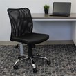 Boss Office Budget Mesh Back Swivel Task Chair in Black
