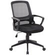 Boss Office Mesh Swivel Office Chair in Black
