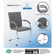 Boss Office Faux Leather Office Chair in Gray (Set of 2)