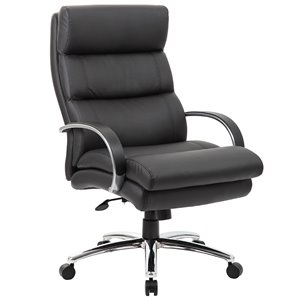 Boss Office Big and Tall Leather Swivel Executive Office Chair