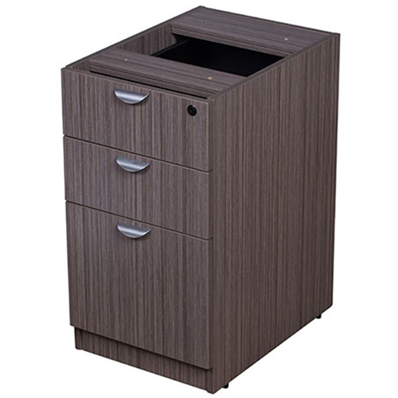 Boss Office Holland 3 Drawer Deluxe Pedestal File Cabinet In