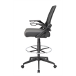 Boss Office Sit-Stand Adjustable Mesh Chair with Flip Arms