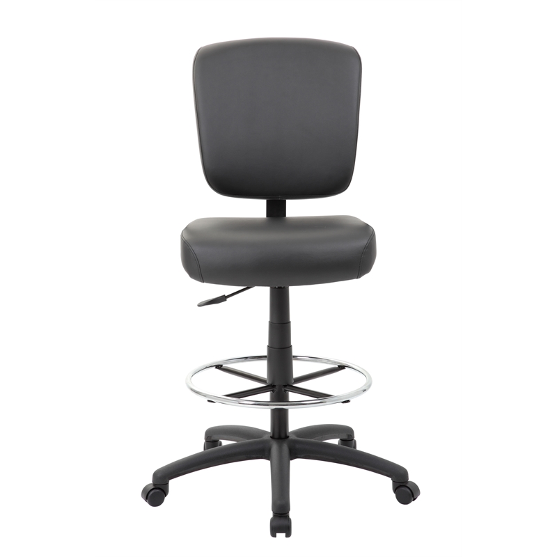 Boss Office Heavy Duty Wide Seat Drafting Stool without Arms