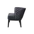 Boss Office Ava Quilted Accent Chair in Black