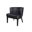 Boss Office Ava Quilted Accent Chair in Black