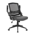 Boss Office Mesh Adjustable Computer Desk Chair with Flip Arms
