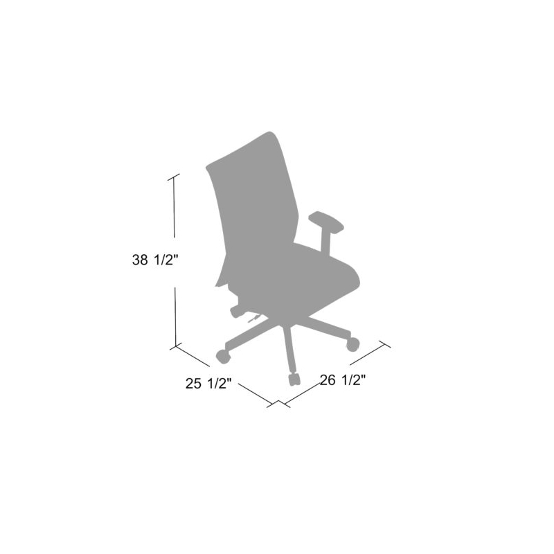 Boss Office Linear Mesh Adjustable Computer Desk Chair