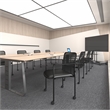 Boss Office Mesh Guest Chair with Casters in Black
