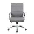 Boss Office Modern Executive Conference Chair in Grey