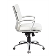 Boss Office Executive CaressoftPlus Chair with Metal Chrome Finish in Mid Back