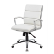 Boss Office Executive CaressoftPlus Chair with Metal Chrome Finish in Mid Back