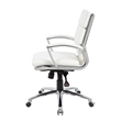 Boss Office Executive CaressoftPlus Chair with Metal Chrome Finish in Mid Back