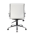 Boss Office Executive CaressoftPlus Chair with Metal Chrome Finish in Mid Back