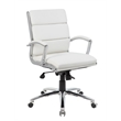 Boss Office Executive CaressoftPlus Chair with Metal Chrome Finish in Mid Back