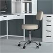 Boss Office Products Vinyl Mid-Back Medical Stool in Beige
