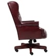 Boss Office Traditional High Back Faux Leather Tufted Executive Chair in Oxblood
