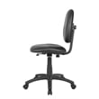 Boss Office Faux Leather Upholstered Wide Seat Office Swivel Chair in Black
